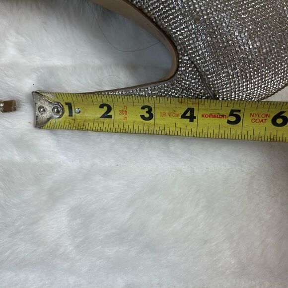 Steve Madden Daisie Crystal heels pointed toe 4.5 “ heels size 7M - Picture 9 of 10
